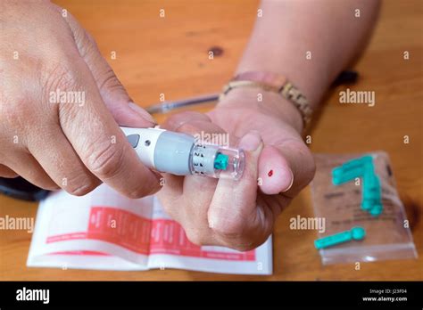 Diabetes Thumb Prick