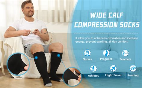 Diabetic Compression Socks Plus Size