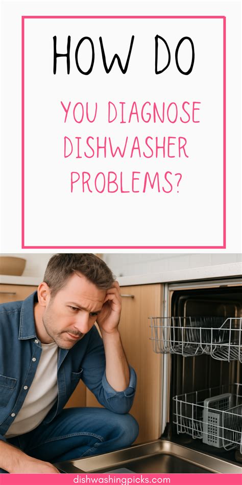 diagnosing dishwasher problems