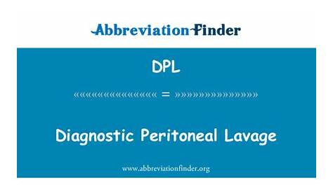 Diagnostic Peritoneal Lavage Usmle K Health App Reviews All About Apps