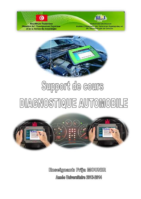 Diagnostic Auto Cours Pdf