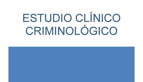 Guía para el diagnóstico clínico criminológico