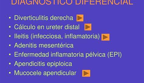 Diagnostico Diferencial De Apendicitis APENDICITIS AGUDA