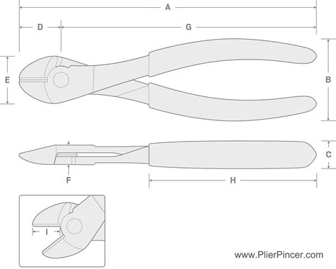 Diagonal Cutting Pliers Specification