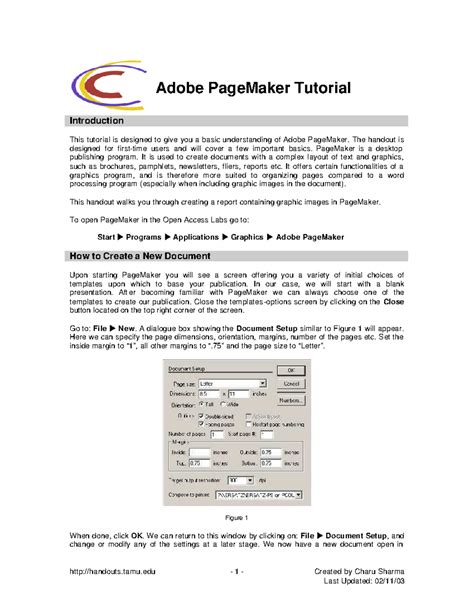 PAGEMAKER TUTORIALS