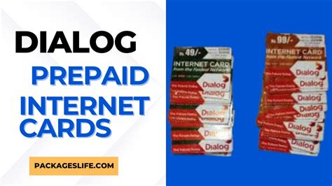 Dialog Internet Card Packages