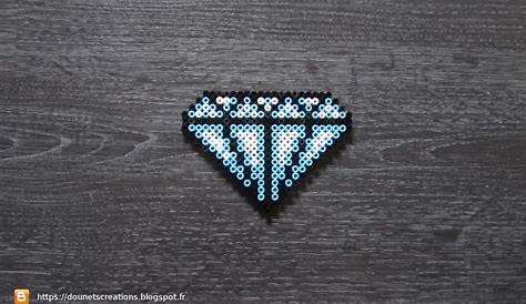 Pixel diamant collier 8 bit bijoux diamant perler Hama