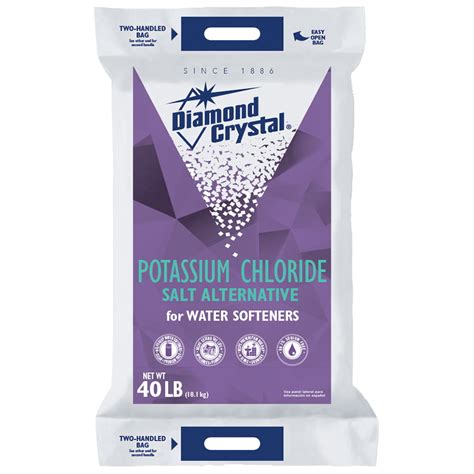 Shop Diamond Crystal 40 lbs Water Softening Salt Potassium Chloride at
