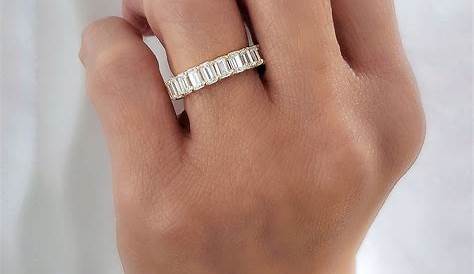 Diamond Eternity Ring On Finger Pin s