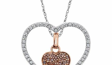 Diamond Fashion Heart Pendant 1 Cttw In Sterling Silver Jewelry s