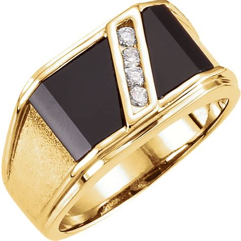 diamond and gold ring for men