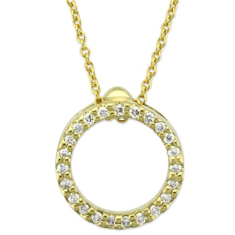 diamond circle of life necklace