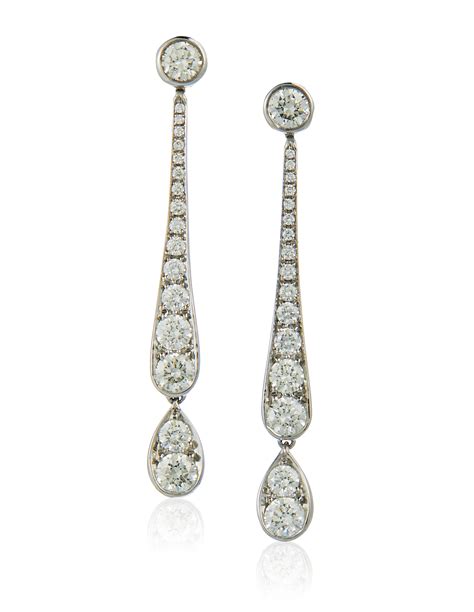 diamond drop earrings tiffany