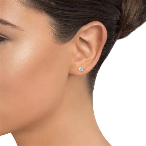 diamond earrings 1 2 carat
