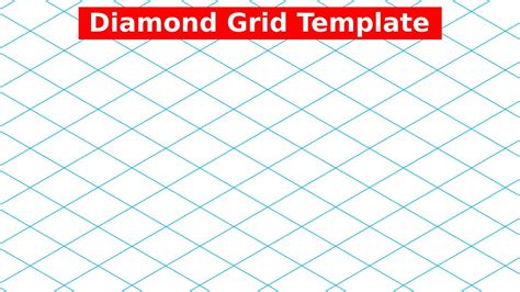Diamond Graph Paper In Excel