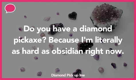 Subject Diamond Pick Up Lines Going Viral