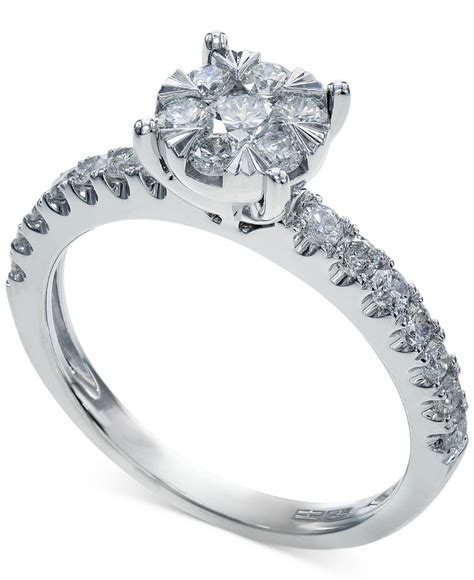 diamond ring 14k white gold