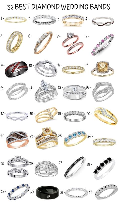 Diamond Wedding Ring Types