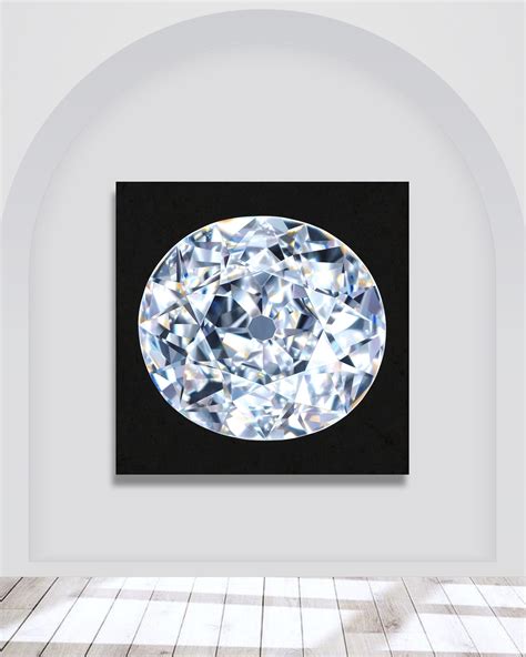 diamonds on canvas