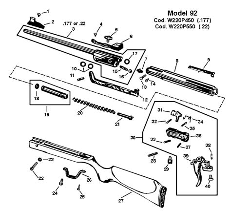 Diana 35 Air Rifle Parts