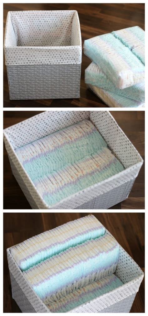 Diaper Box Into Storage
