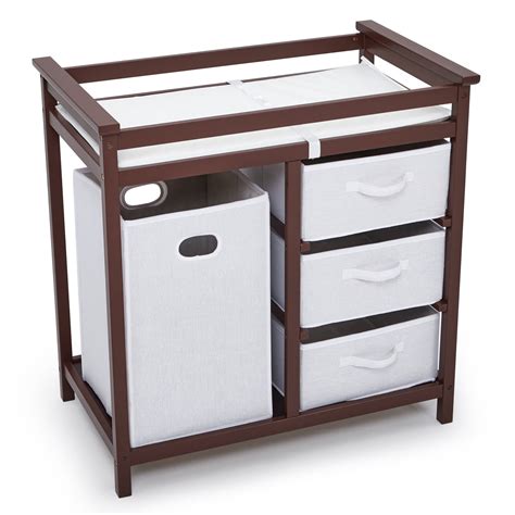 Diaper Changing Table With Hamper