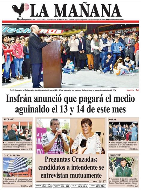 diario la mañana hoy