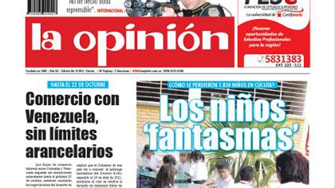 diario la opinion de cucuta