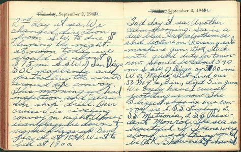 Diary/Journal Primary Source