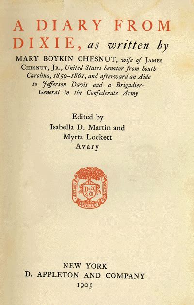 Diary From Dixie Summary