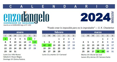 dias bancarios enero 2024