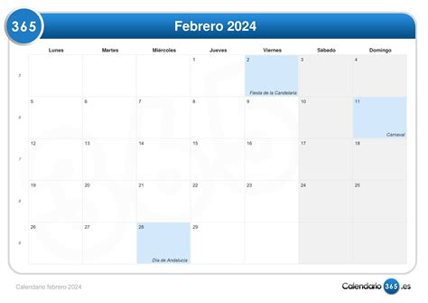 dias especiales febrero 2024