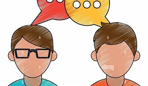 Dibujos De Dos Personas Hablando - Imagenes animadas de dos personas