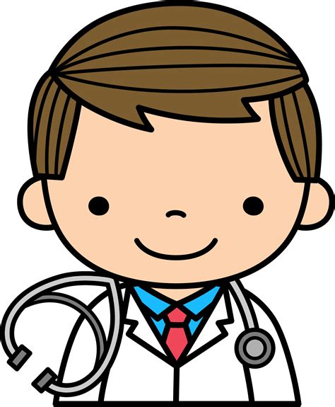 Médico del niño, médico de dibujos animados, personaje animado, mano