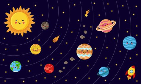 dibujo de sistema solar