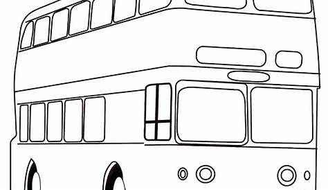 Dibujos De Autobus Londres Para Colorear E Imprimir