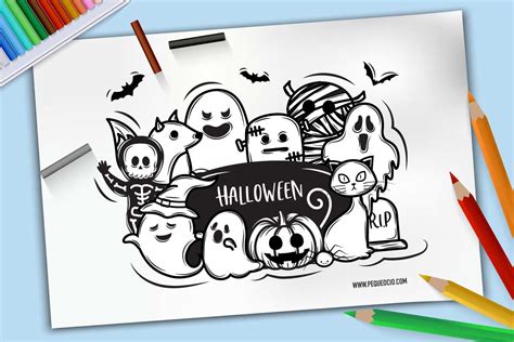 Dibujos De Halloween Faciles Para Dibujar