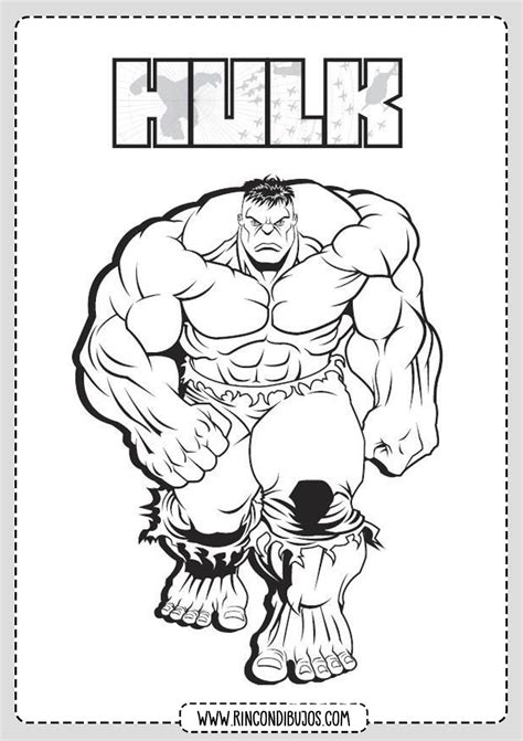 223 dibujos de Hulk para colorear Oh Kids Page 3