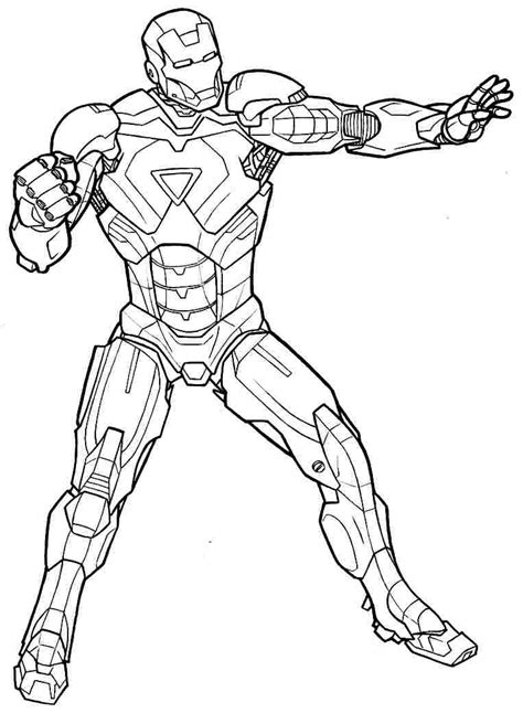 Dibujos De Ironman Para Colorear