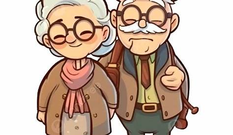 Transparent Elderly Clipart - Dibujo De La Vejez , Free Transparent
