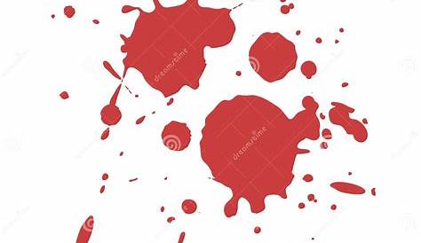 Dibujos animados de manchas de sangre y salpicaduras conjunto 269666