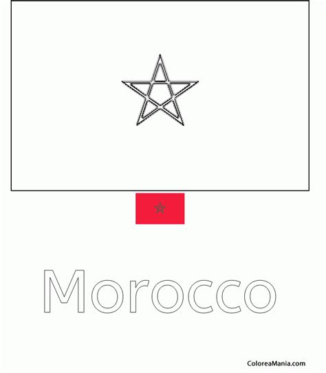 Dibujos De Marruecos Para Colorear