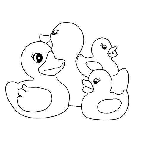 Dibujos De Patos Para Colorear