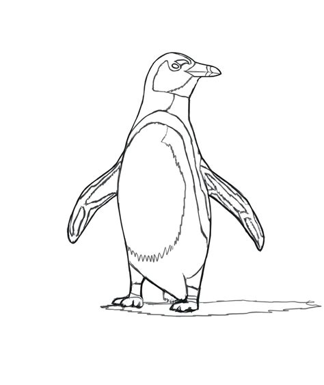 Christmas Penguin Coloring Pages Printable Coloring Home