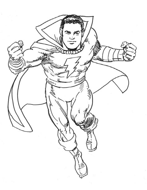 Dibujos De Shazam Para Colorear