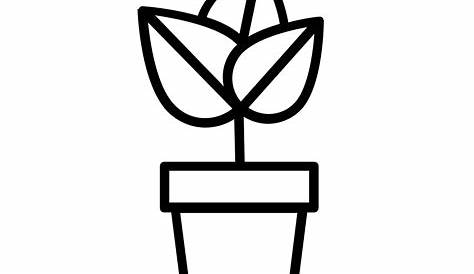 Dibujo de una planta para imprimir y colorear - Dibujando con Vani