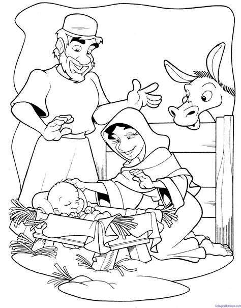 Dibujos Para Colorear Del Nacimiento De Jesús