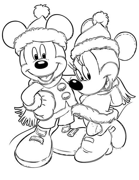 Dibujos Disney Navidad Para Colorear