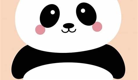Panda Dibujo Tierno - Imagenes De Pandas Kawaii PNG Image | Transparent
