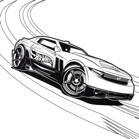 Dibujos Para Colorear Carros Hot Wheels